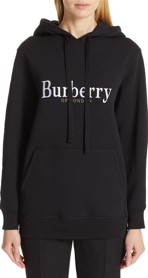 burberry embroidered archive logo hoodie|burberry hoodie xxl.